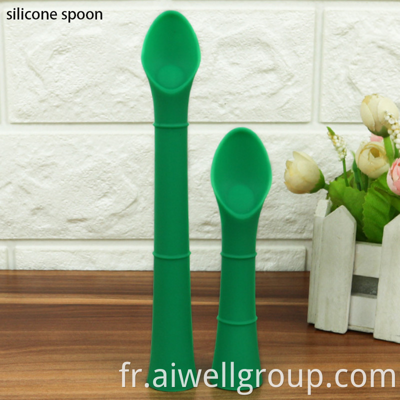 Baby Food Grade Silicone Feeding Spoon